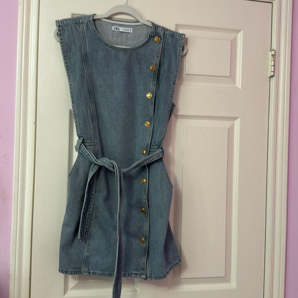Zara jeans dress